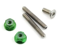 175RC Titanium Lower Arm Stud Kit (Green)