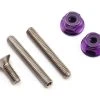 175RC "Ti-Look" Lower Arm Stud Kit (Purple) -Blade shop 175 10196