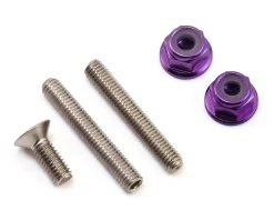 175RC "Ti-Look" Lower Arm Stud Kit (Purple)