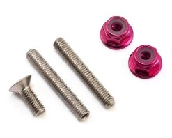 175RC "Ti-Look" Lower Arm Stud Kit (Pink)