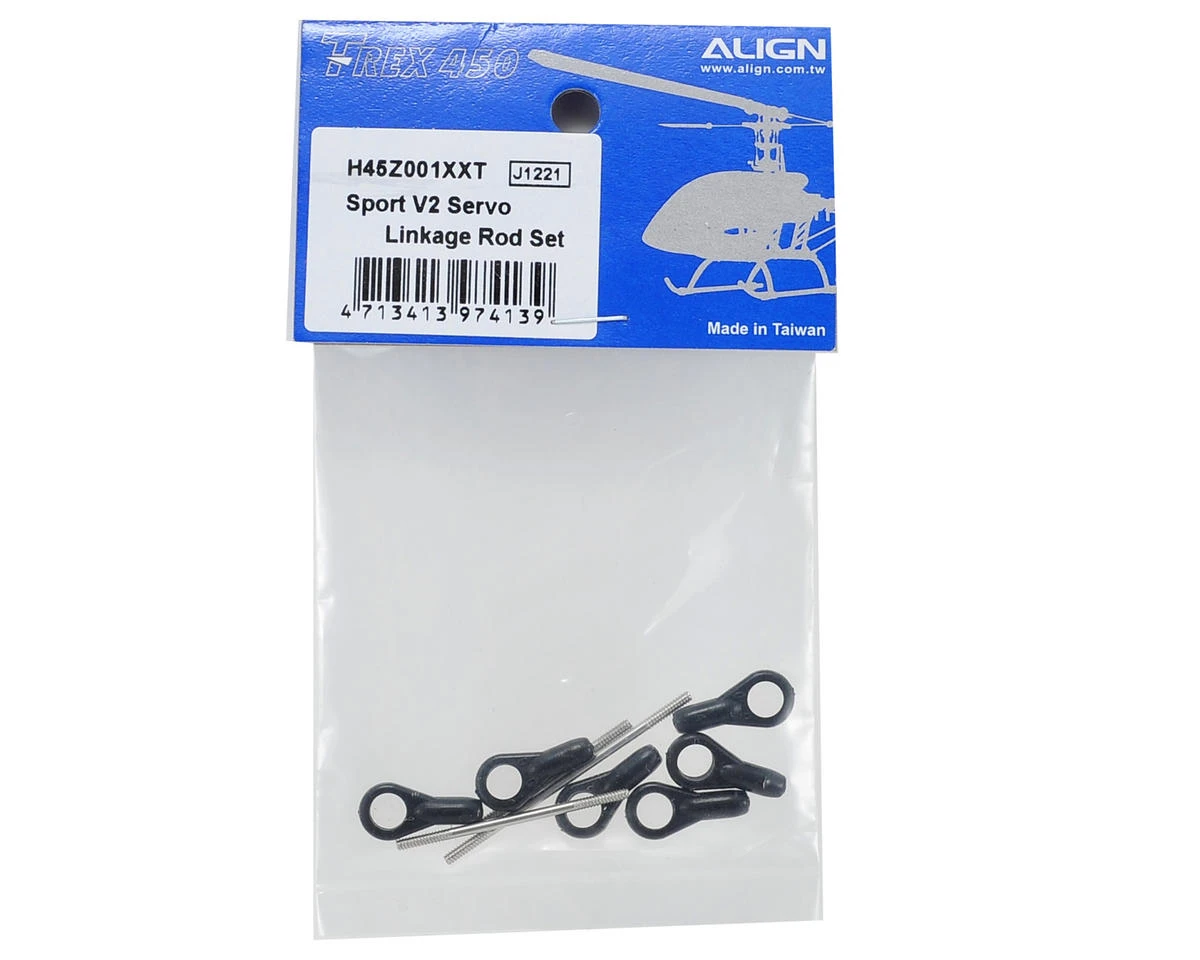 ALIGN Stainless Steel Servo Linkage Rod Set 4 ALIGN Stainless Steel Servo Linkage Rod Set - Image 2