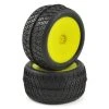 AKA Crosslink 2.2" Pre-Mounted Rear Buggy Tires (Yellow) (2) (Clay) W/12mm Hex -Blade shop aka13127cry