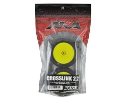 AKA Crosslink 2.2" Pre-Mounted Rear Buggy Tires (Yellow) (2) (Clay) W/12mm Hex -Blade shop aka13127cry 2