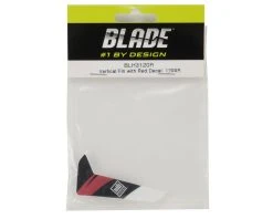 BLADE Vertical Fin W/Red Decal: 120 SR -Blade shop blh3120r 1
