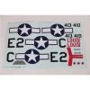E-Flite P-51D Mustang 1.5m Decal Set -Blade shop efl01270