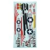 E-Flite F-4 Phantom II 80mm Decal Set -Blade shop efl7992