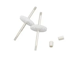 E-Flite Prop Shaft Set W/Gear (2) (Ultra-Micro 4-Site)