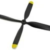 E-Flite P-51D Mustang 1.2m 10.5 X 8 4 Blade Propeller -Blade shop eflp105084bl