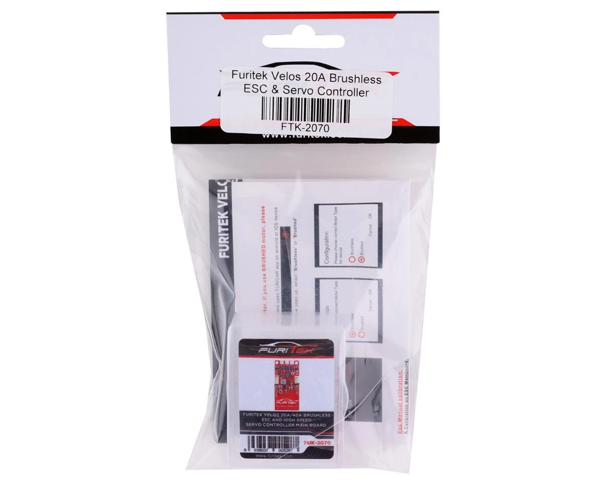 Furitek Velos 20A Brushless ESC 4 Furitek Velos 20A Brushless ESC - Image 2