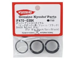 Kyosho MP9 TKI4 Big Bore Shock Adjust Dial Nut (2) -Blade shop kyoif470 03bk 1