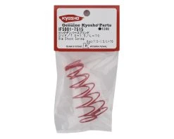 Kyosho 70mm Big Bore Front Shock Spring (Red) (2) (7.5-1.5mm) 5 Kyosho 70mm Big Bore Front Shock Spring (Red) (2) (7.5-1.5mm) -Blade shop kyoifs001 7515 1