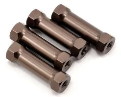 Kyosho SP Aluminum Radio Post Set (Gunmetal) (4)