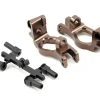 Kyosho Aluminum Front Hub Carrier Set (Gunmetal) -Blade shop kyoifw412