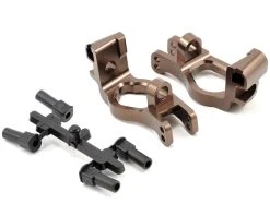 Kyosho Aluminum Front Hub Carrier Set (Gunmetal)