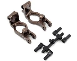Kyosho Aluminum Front Hub Carrier Set (Gunmetal) (16°)