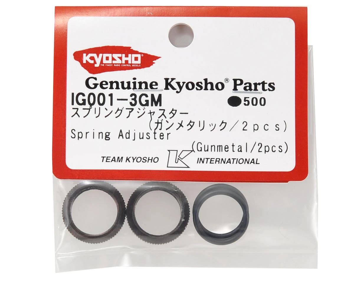 Kyosho Big Bore Shock Spring Pre-Load Collar Set (Gunmetal) (2) 4 Kyosho Big Bore Shock Spring Pre-Load Collar Set (Gunmetal) (2) - Image 2