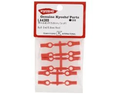 Kyosho 5.8mm Plastic Ball Ends (Red) (12) -Blade shop kyola43rb 1