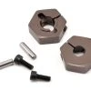 Kyosho Clamping Wheel Hub Set (Gunmetal) (2) -Blade shop kyolaw30gm