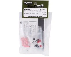 Kyosho Mini-Z MX-01 Aluminum Oil Shock Set (Red) (4) -Blade shop kyomxw003r 1