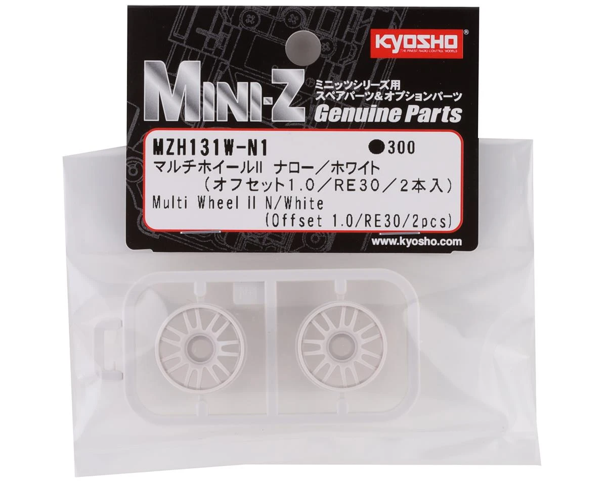 Kyosho Mini-Z Rays RE30 Multi Wheel II (White) (2) (Narrow/+1.0 Offset) 5 Kyosho Mini-Z Rays RE30 Multi Wheel II (White) (2) (Narrow/+1.0 Offset) - Image 3