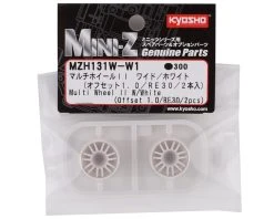 Kyosho Mini-Z Rays RE30 Multi Wheel II (White) (2) (Wide/+1.0 Offset) 7 Kyosho Mini-Z Rays RE30 Multi Wheel II (White) (2) (Wide/+1.0 Offset) -Blade shop kyomzh131w w1 2