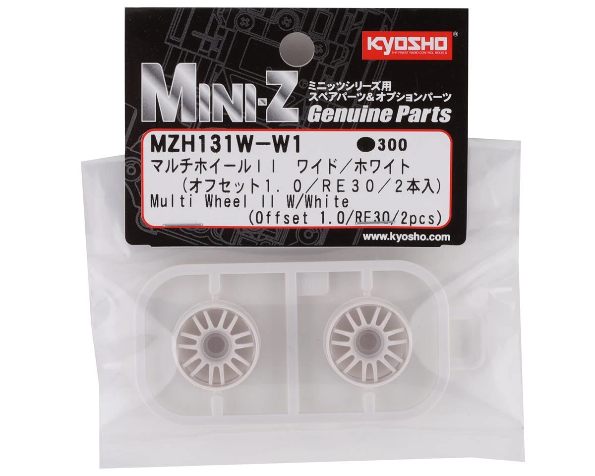 Kyosho Mini-Z Rays RE30 Multi Wheel II (White) (2) (Wide/+1.0 Offset) 5 Kyosho Mini-Z Rays RE30 Multi Wheel II (White) (2) (Wide/+1.0 Offset) - Image 3