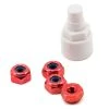 Kyosho Aluminum Wheel Nut Set W/Wrench (Red) (4) -Blade shop kyomzw13r
