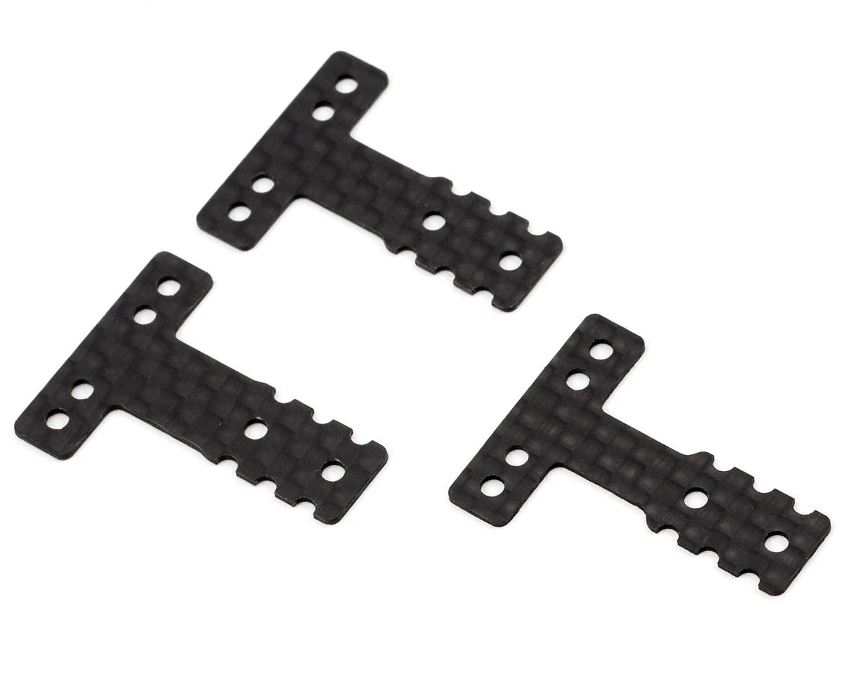 Kyosho MM/LM-Type Carbon Fiber Rear Suspension Plate Set 3 Kyosho MM/LM-Type Carbon Fiber Rear Suspension Plate Set