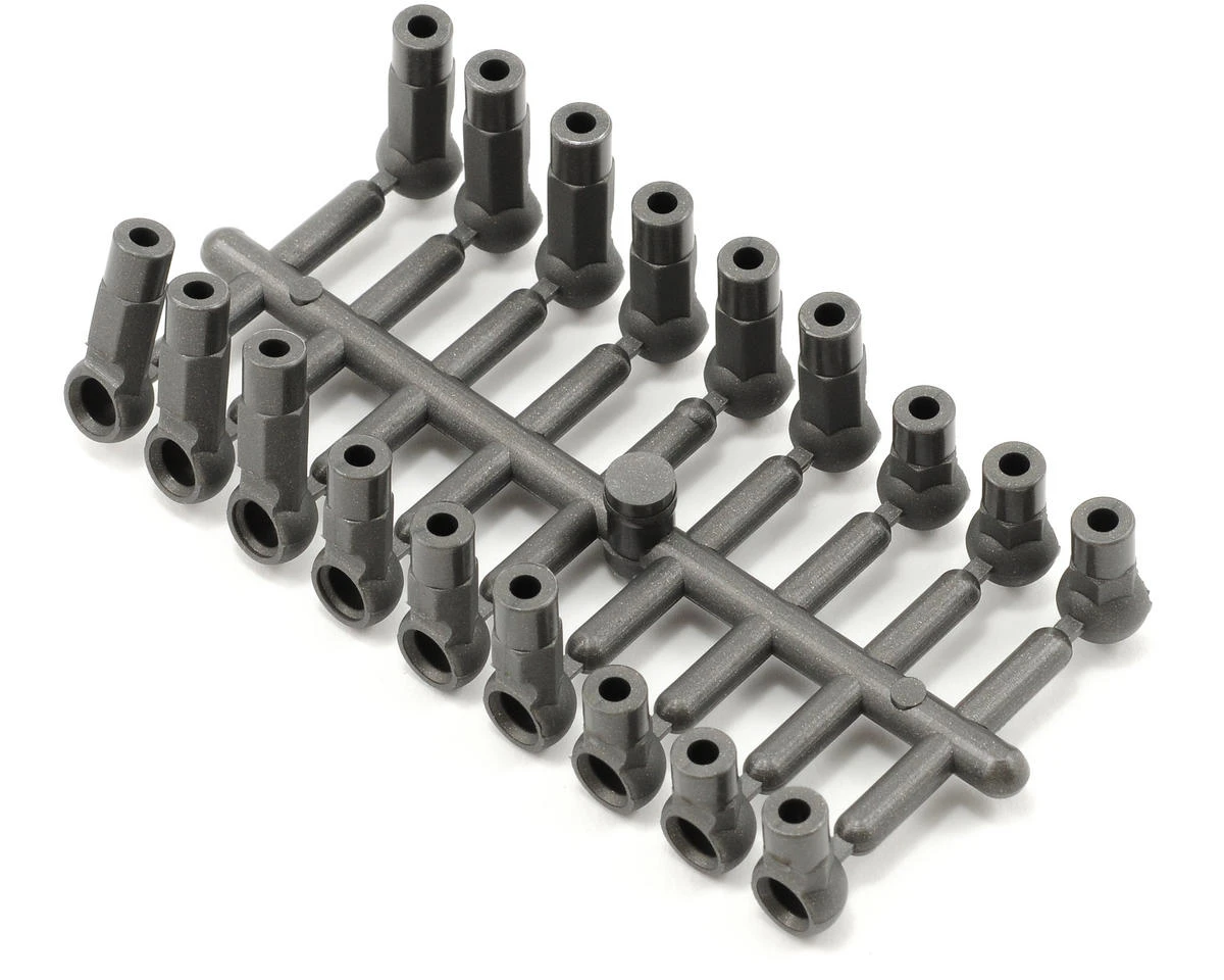 Kyosho 4.8mm Hard Ball End (Gunmetal) (18) 3 Kyosho 4.8mm Hard Ball End (Gunmetal) (18)