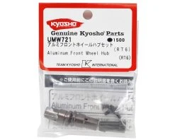 Kyosho Aluminum Front Wheel Hub (Gunmetal) (2) -Blade shop kyoumw721 1