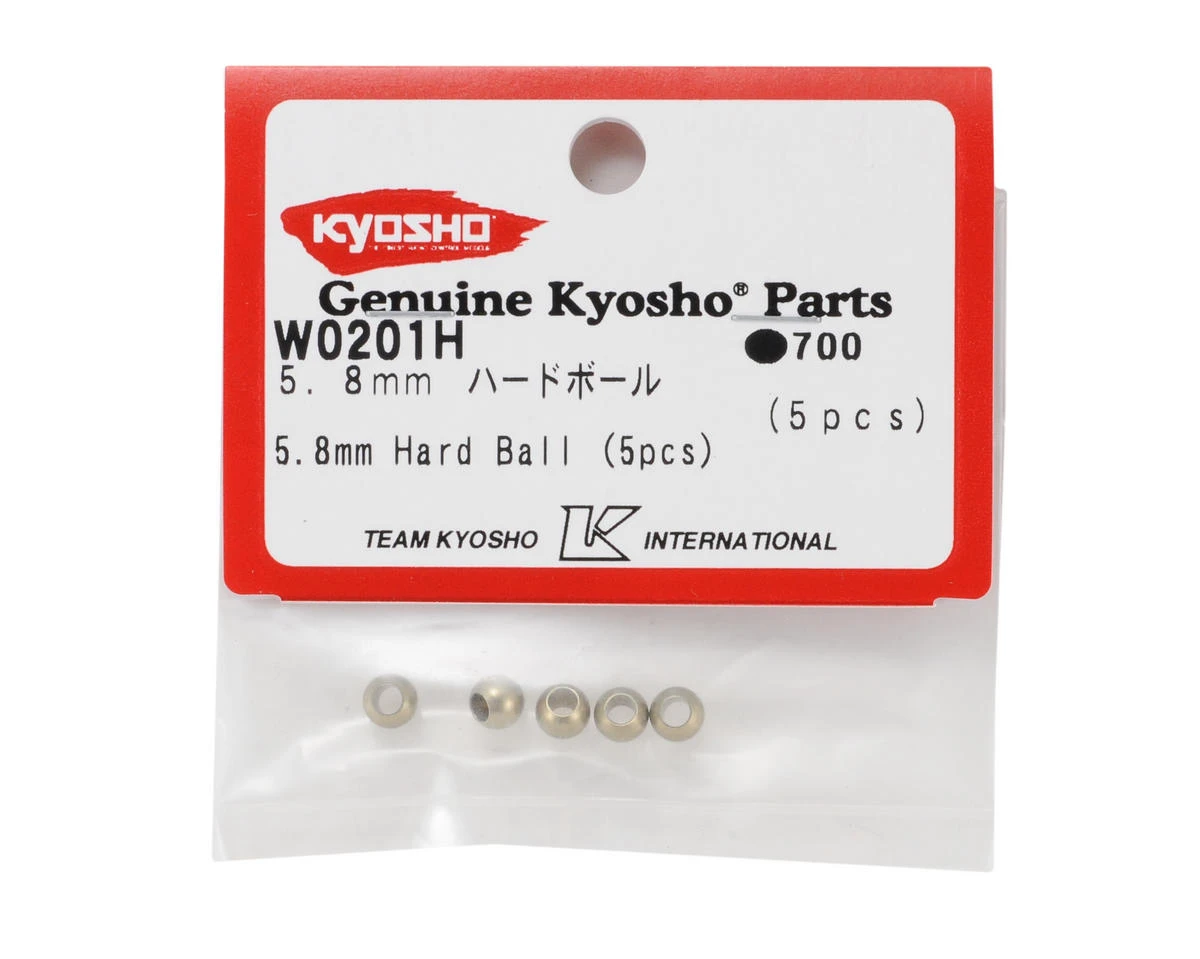 Kyosho 5.8mm Hard Anodized 7075 Lower Sway Bar Ball (5) 4 Kyosho 5.8mm Hard Anodized 7075 Lower Sway Bar Ball (5) - Image 2