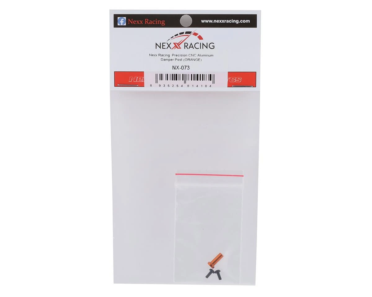 NEXX Racing Aluminum Damper Post (Orange) 4 NEXX Racing Aluminum Damper Post (Orange) - Image 2