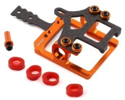 NEXX Racing Aluminum Square Motor Mount For 90-94mm RM (Orange)