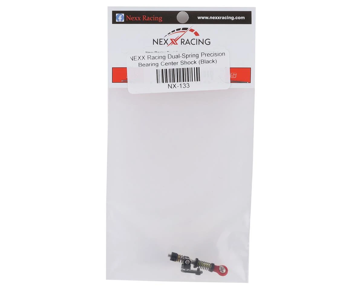 NEXX Racing Dual-Spring Precision Bearing Center Shock (Black) 4 NEXX Racing Dual-Spring Precision Bearing Center Shock (Black) - Image 2