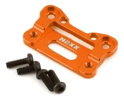 NEXX Racing Aluminum Front Bumper Mount Base (Orange)
