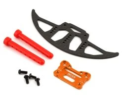 NEXX Racing Mini-Z Aluminum/Carbon Front GT Car Bumper (Orange)