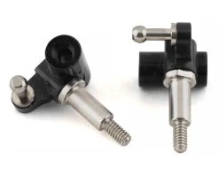 NEXX Racing Aluminum Knuckle Set For V-Line With 3mm Shaft (Black)