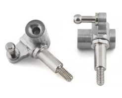 NEXX Racing Aluminum Knuckle Set For V-Line With 3mm Shaft (Silver)