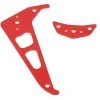 Xtreme Racing Heli Align T-Rex 250 G-10 Tail Fin Set (Red) -Blade shop xtr11750gr