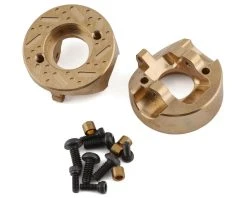 YEAH RACING Mini-Z MX-01 4x4 Brass Front Steering Knuckle Weight (2)
